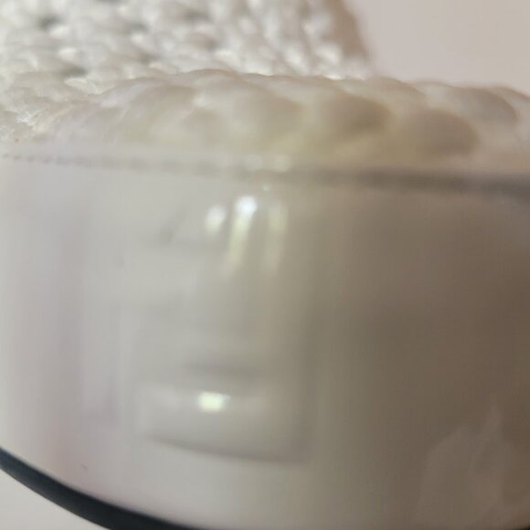 Fendi  Woven White Textured Fabric Reflections High Heels Pumps - Picture 12 of 16